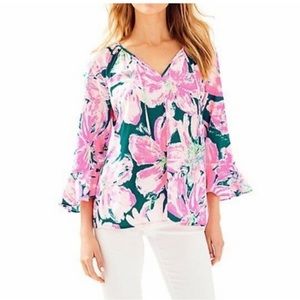 New with tags Willa top in Pans Garden XS